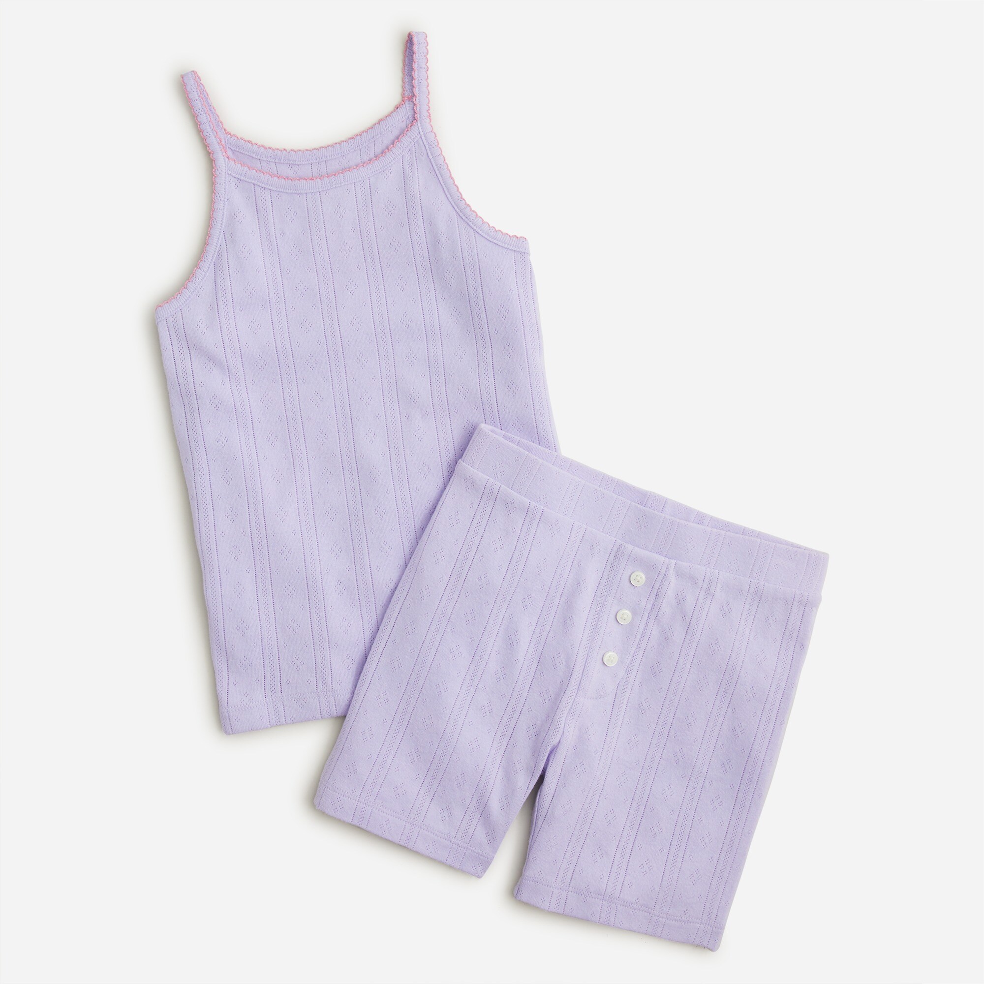 girls Girls&apos; pointelle sleep set