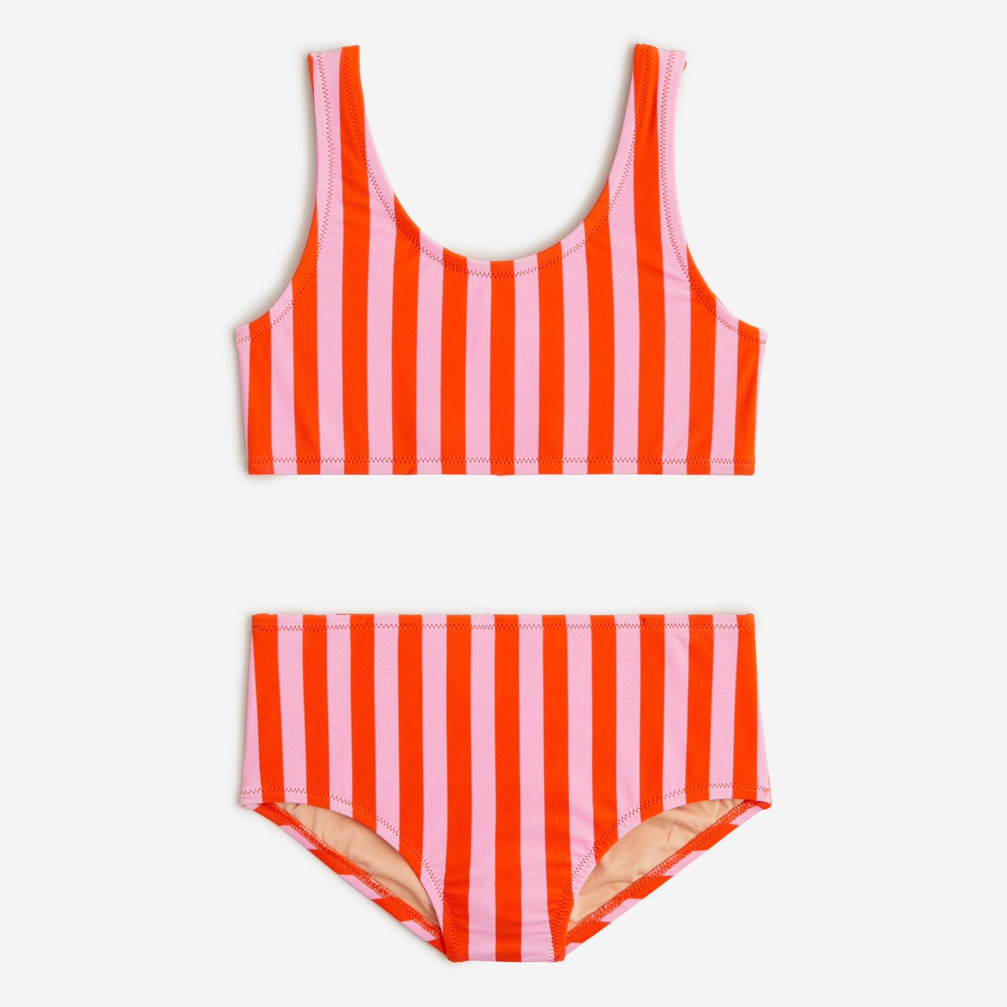 girls Girls&apos; scoopneck two-piece swimsuit with UPF 50+