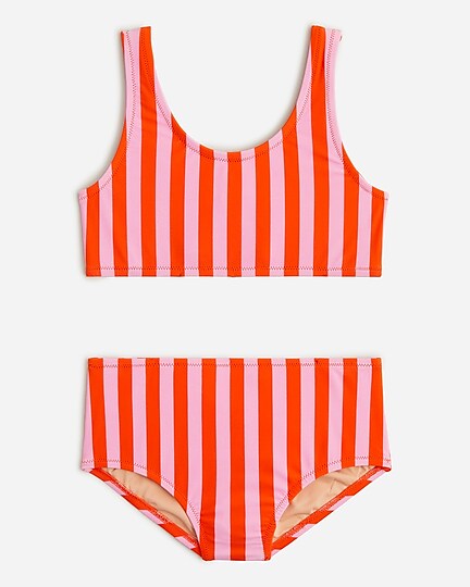 girls Girls&apos; scoopneck two-piece swimsuit with UPF 50+