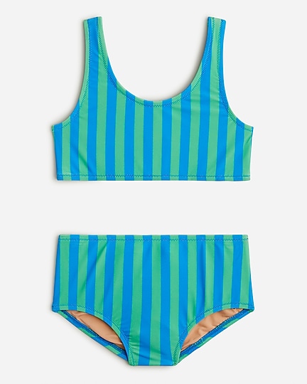 girls Girls&apos; scoopneck two-piece swimsuit with UPF 50+