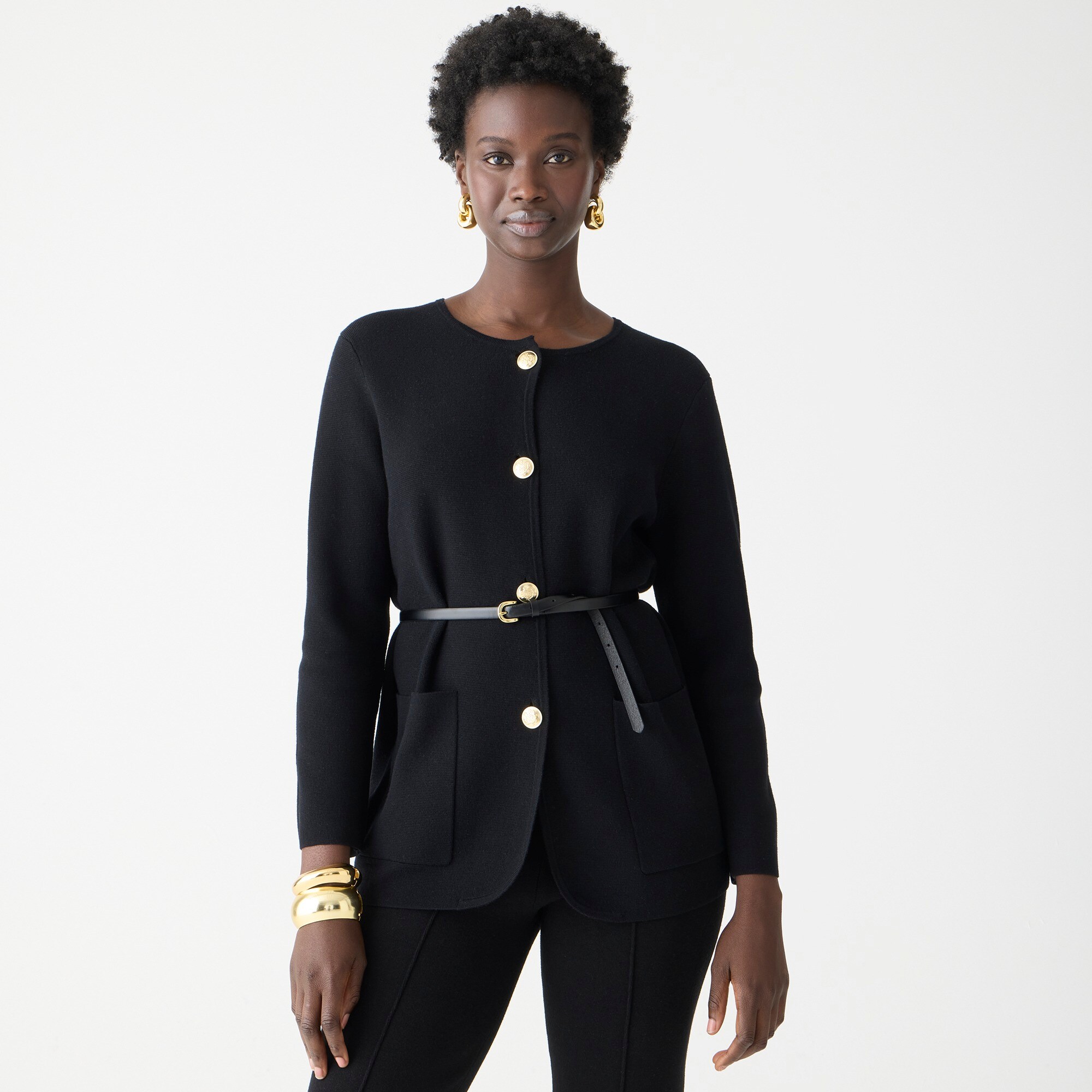 womens Giselle sweater-blazer