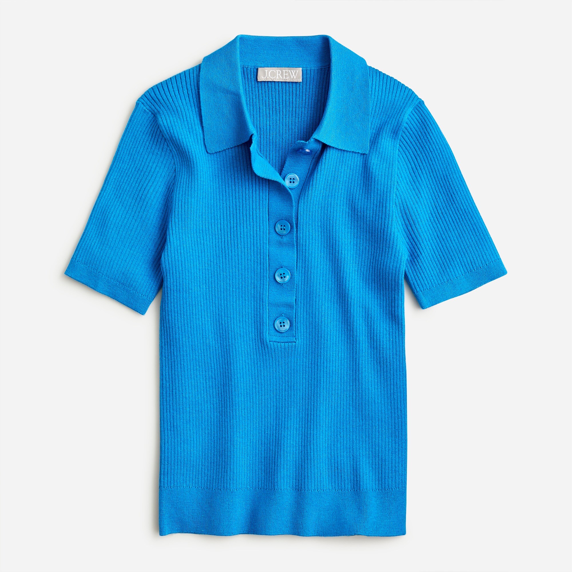 TENCEL™ Lyocell-blend Short-sleeve Polo Shirt For Women | J.Crew