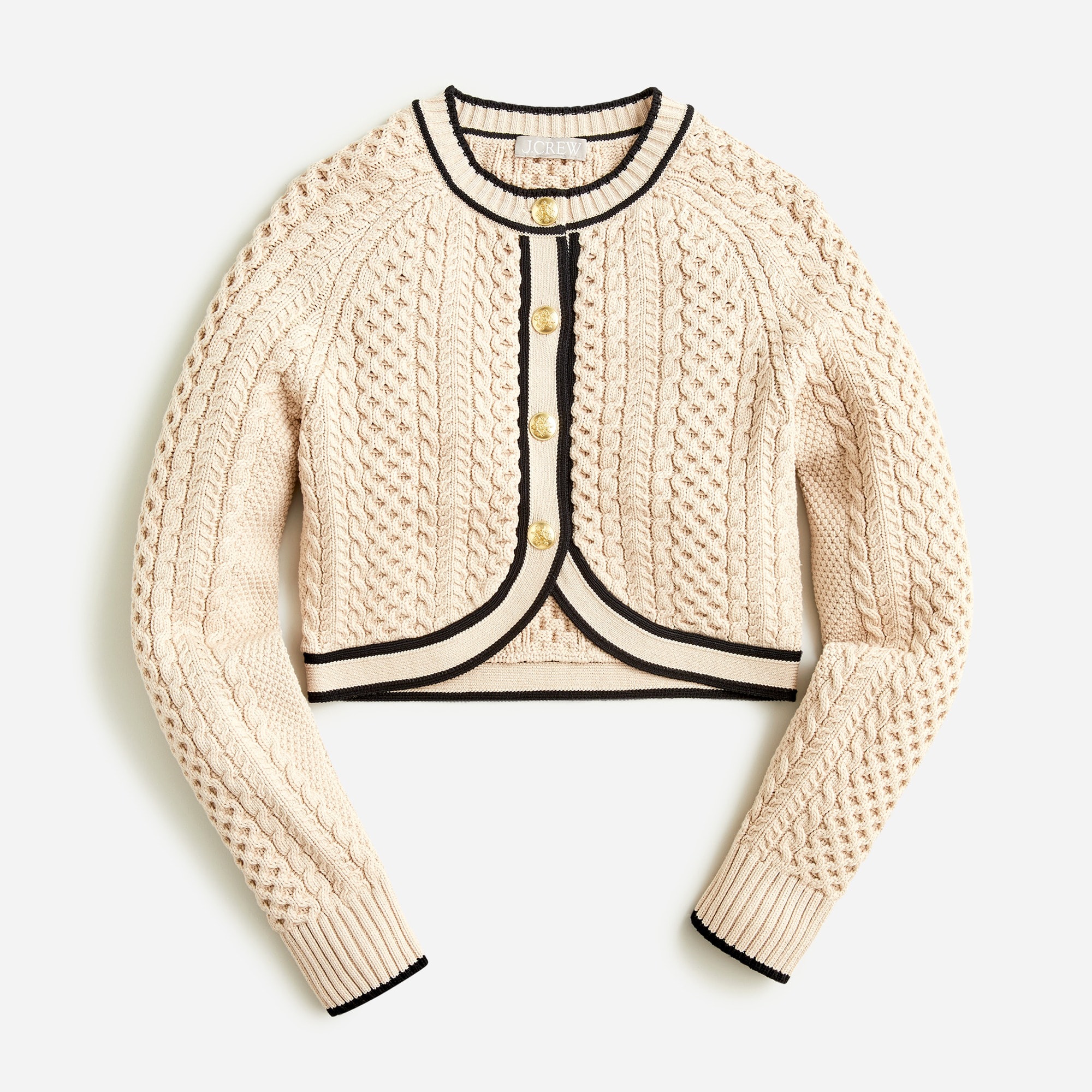 J.Crew Women's Cable-Knit Cardigan Sweater