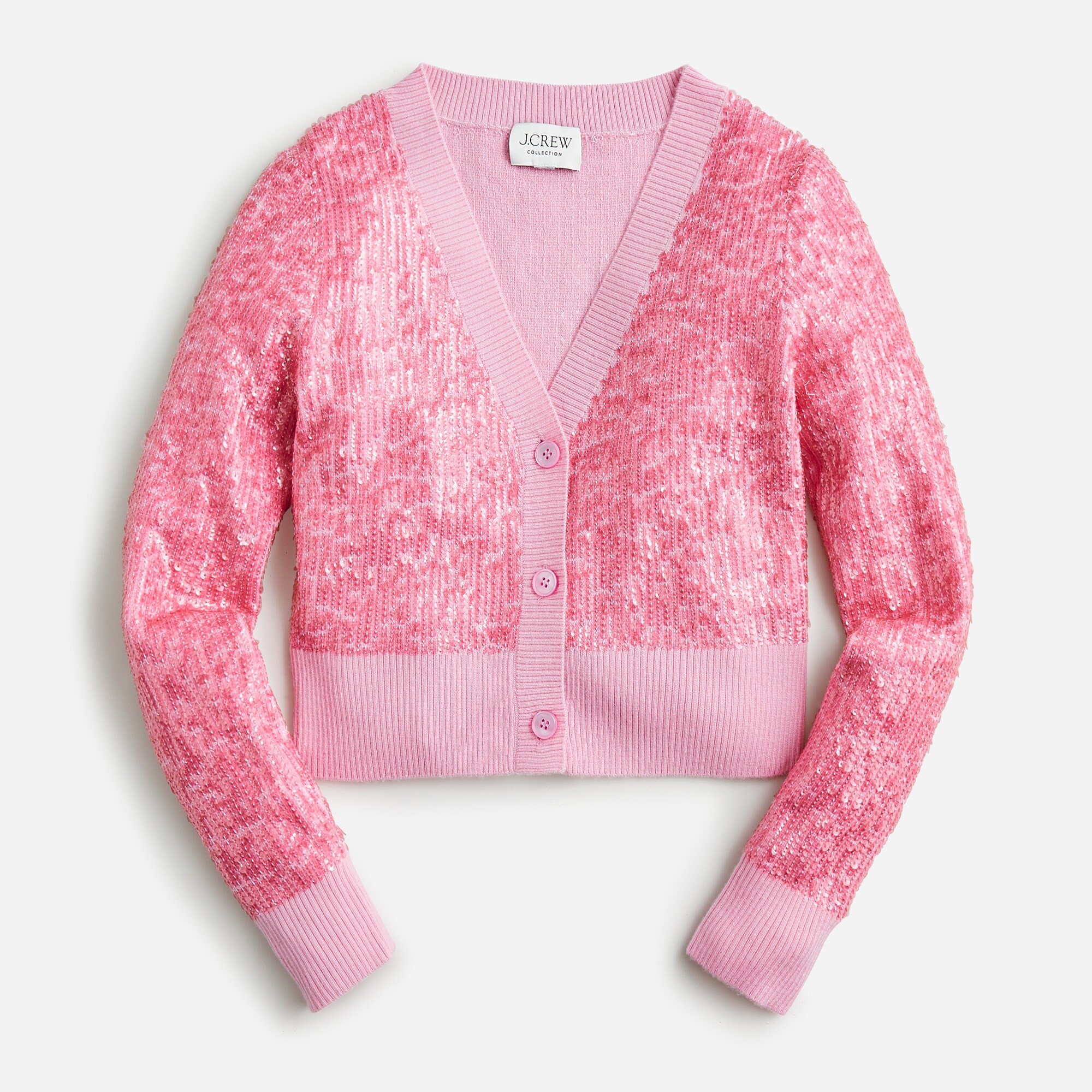 Pink glitter cardigan outlet