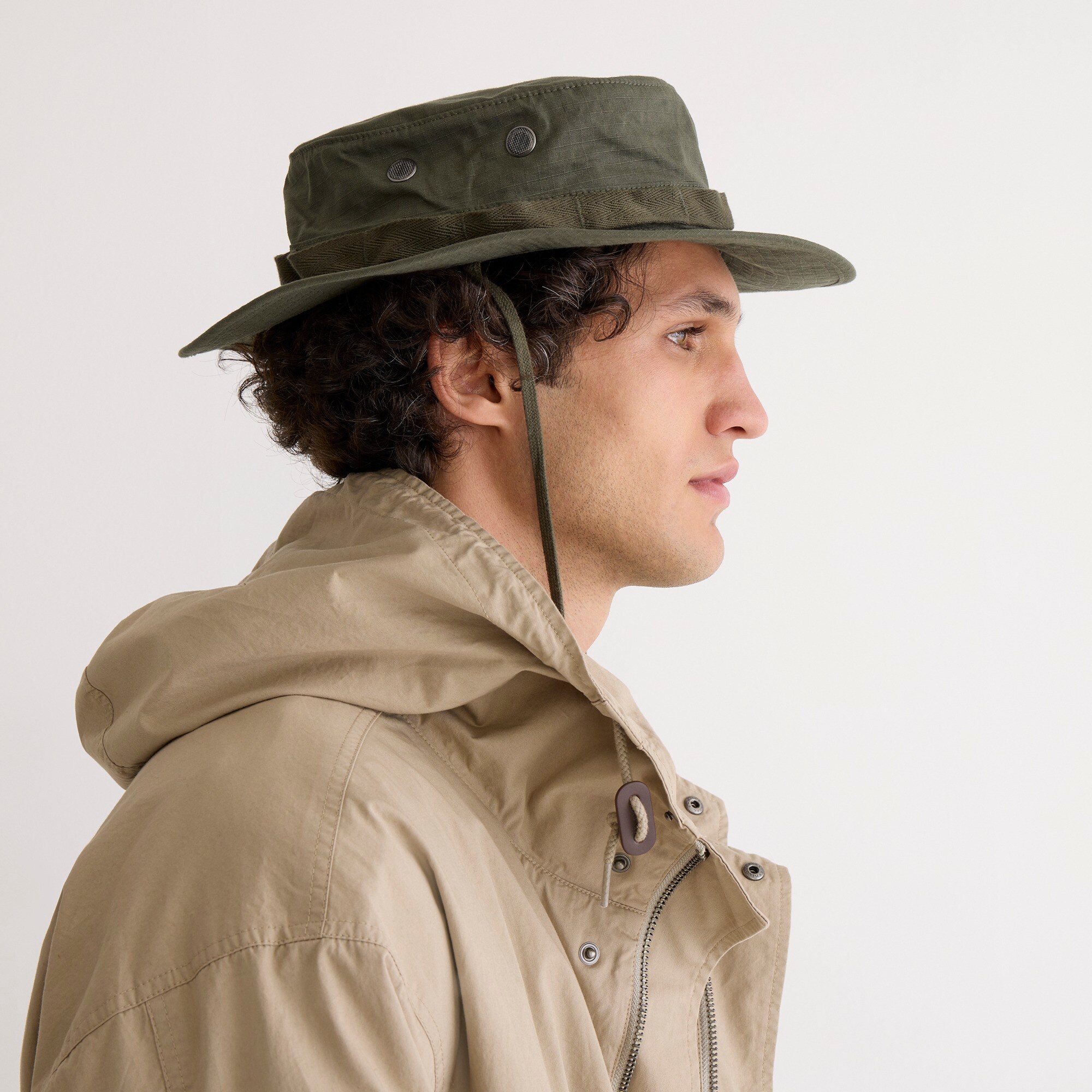 mens Boonie hat in ripstop cotton