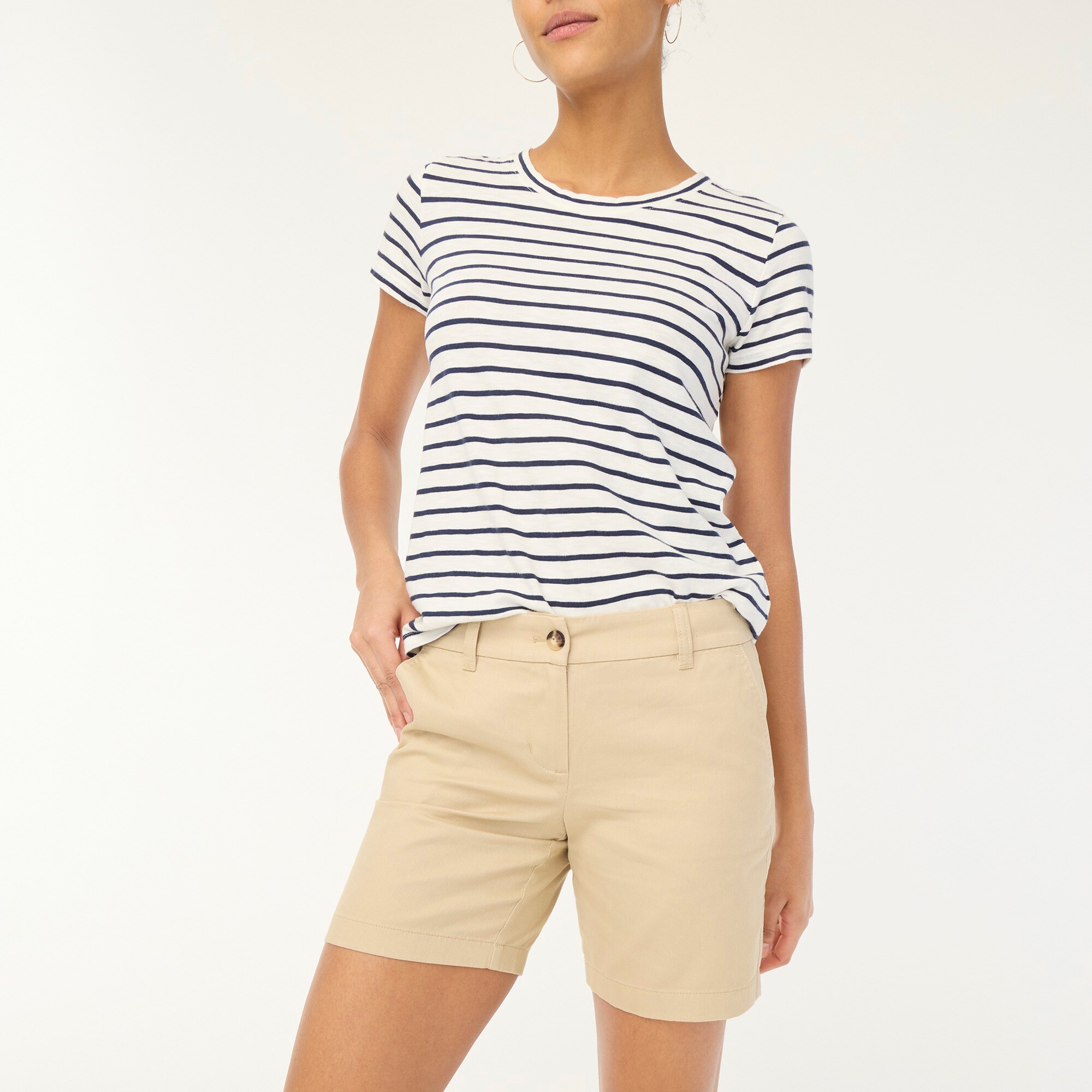 womens 7&quot; classic chino short