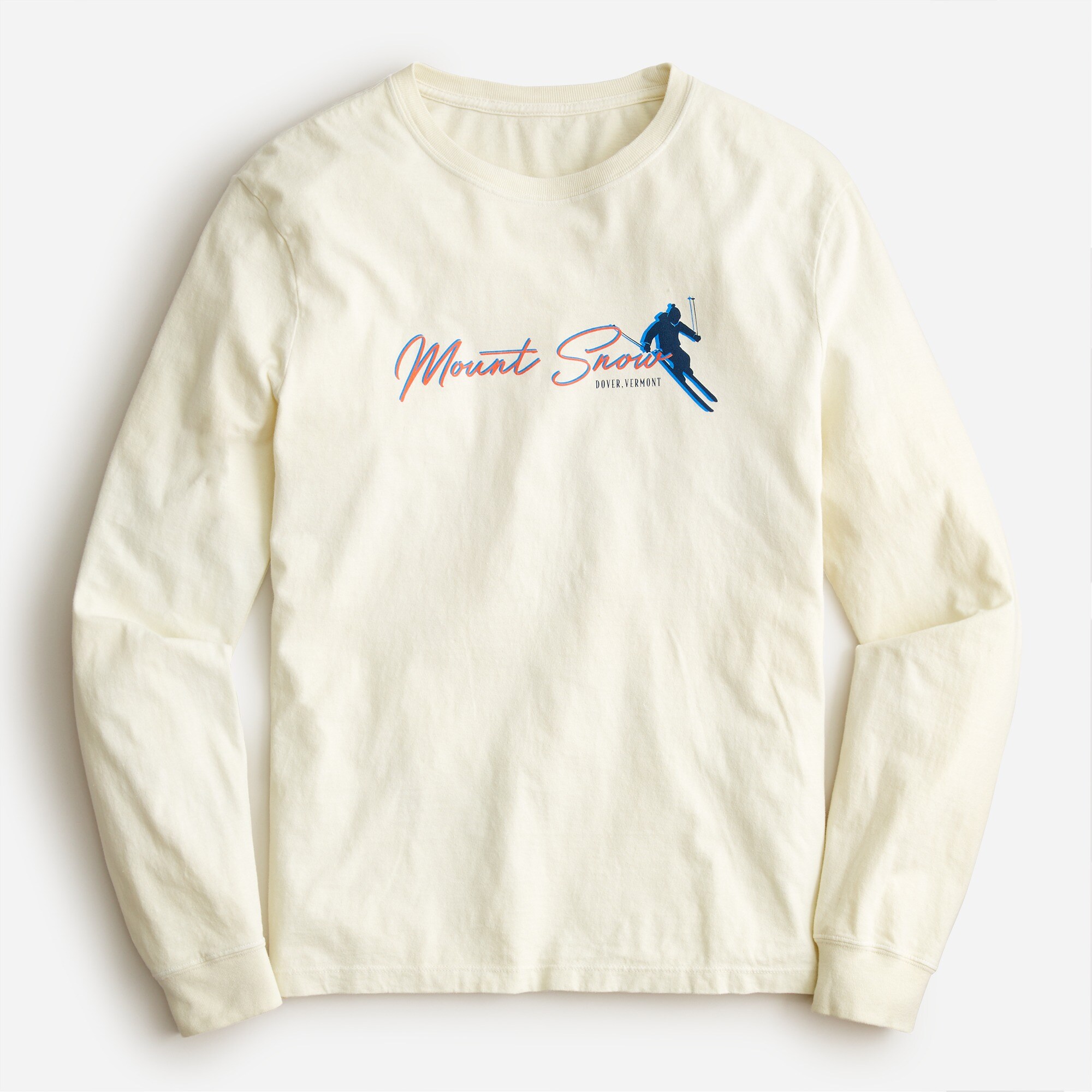 Mount Snow X J.Crew made-in-the-USA long-sleeve graphic T-shirt