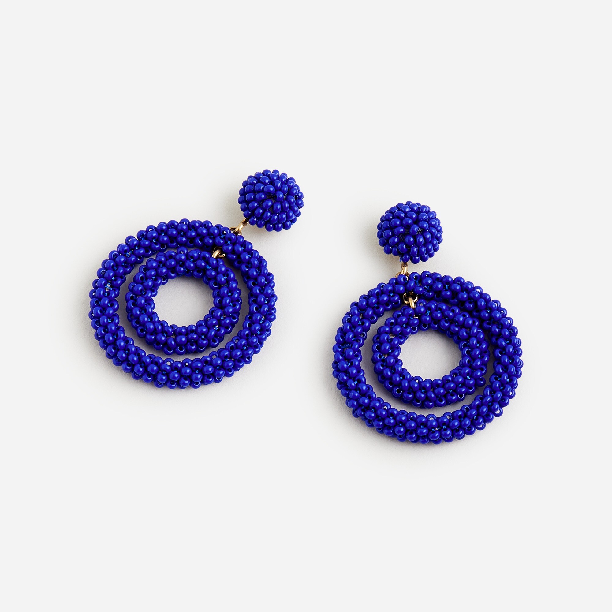 J.Crew Circle Beaded Earrings For Women
