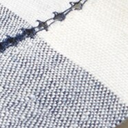 Set-of-four napkins in heritage prints MEDITERRANEAN NAVY 