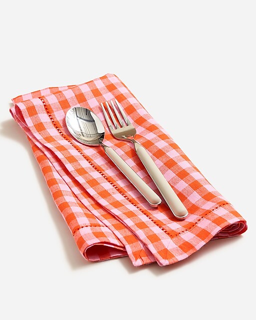 homes Set-of-four napkins in heritage prints