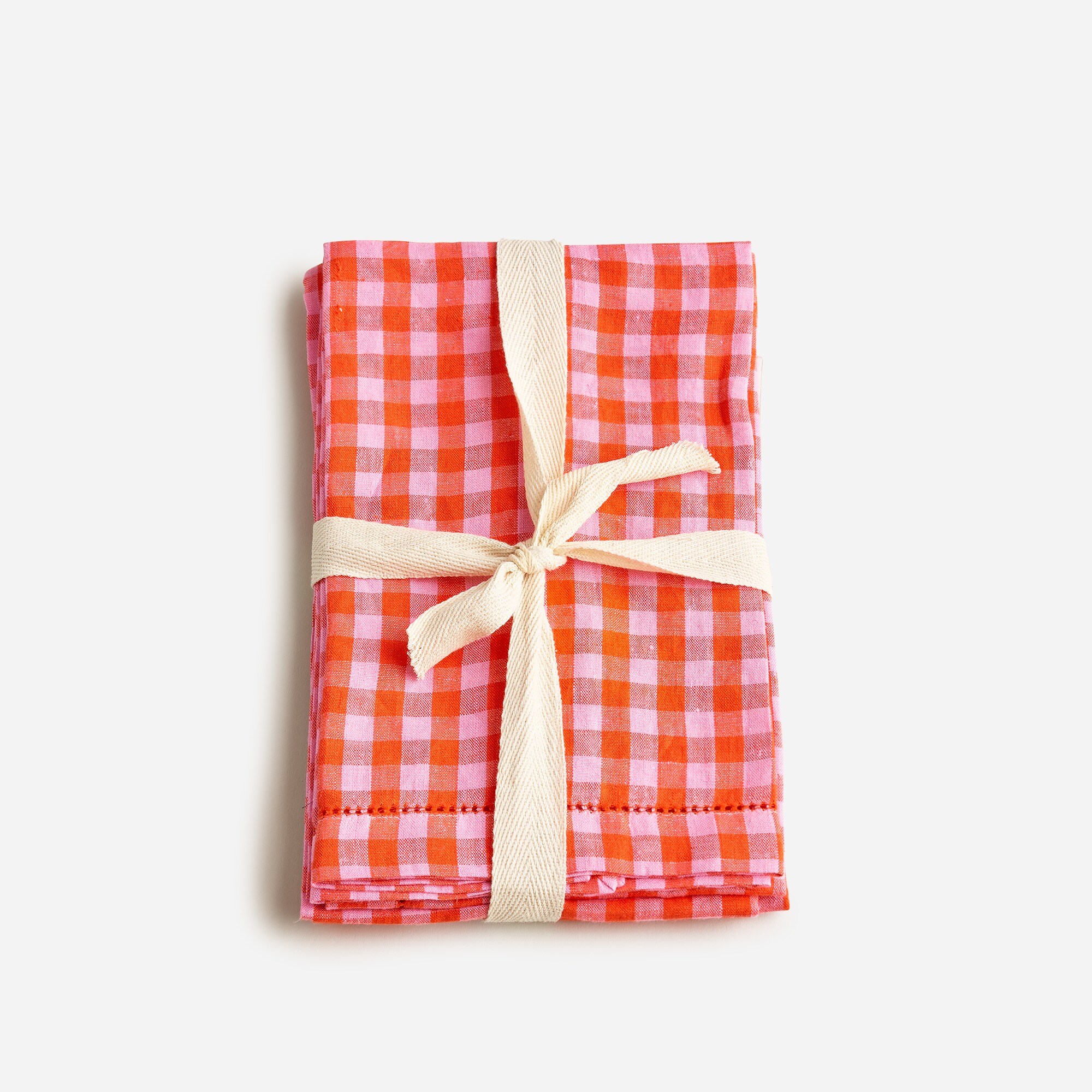 Set-of-four napkins in heritage prints
