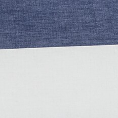 Full/queen duvet set in heritage stripe MEDITERRANEAN NAVY 