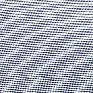 King sheet set in heritage microgingham MEDITERRANEAN NAVY 