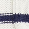 Striped cable mockneck sweater CLASSIC STRIPE factory: striped cable mockneck sweater for women