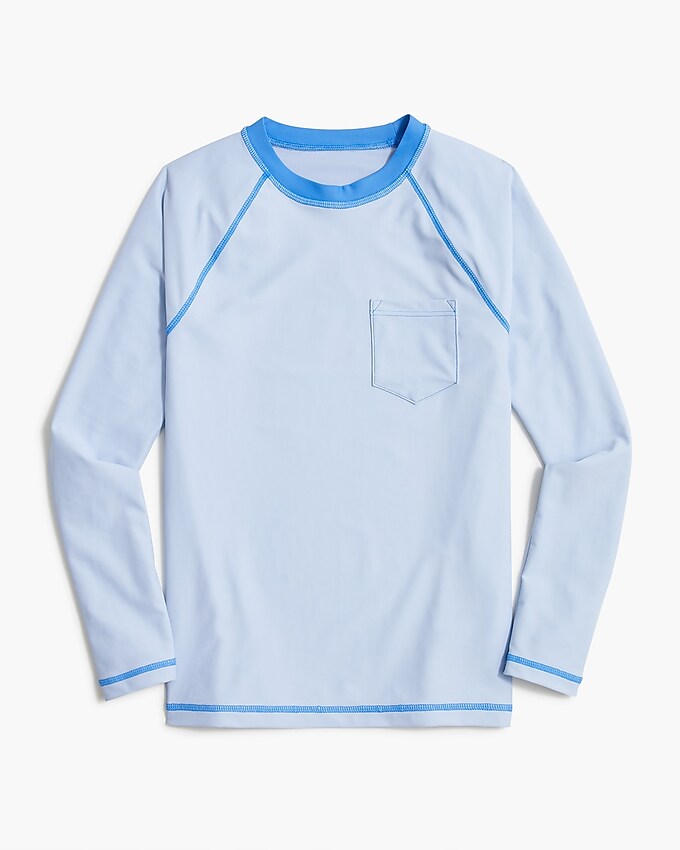 factory: kids&apos; long-sleeve rash-guard for boys, right side, view zoomed