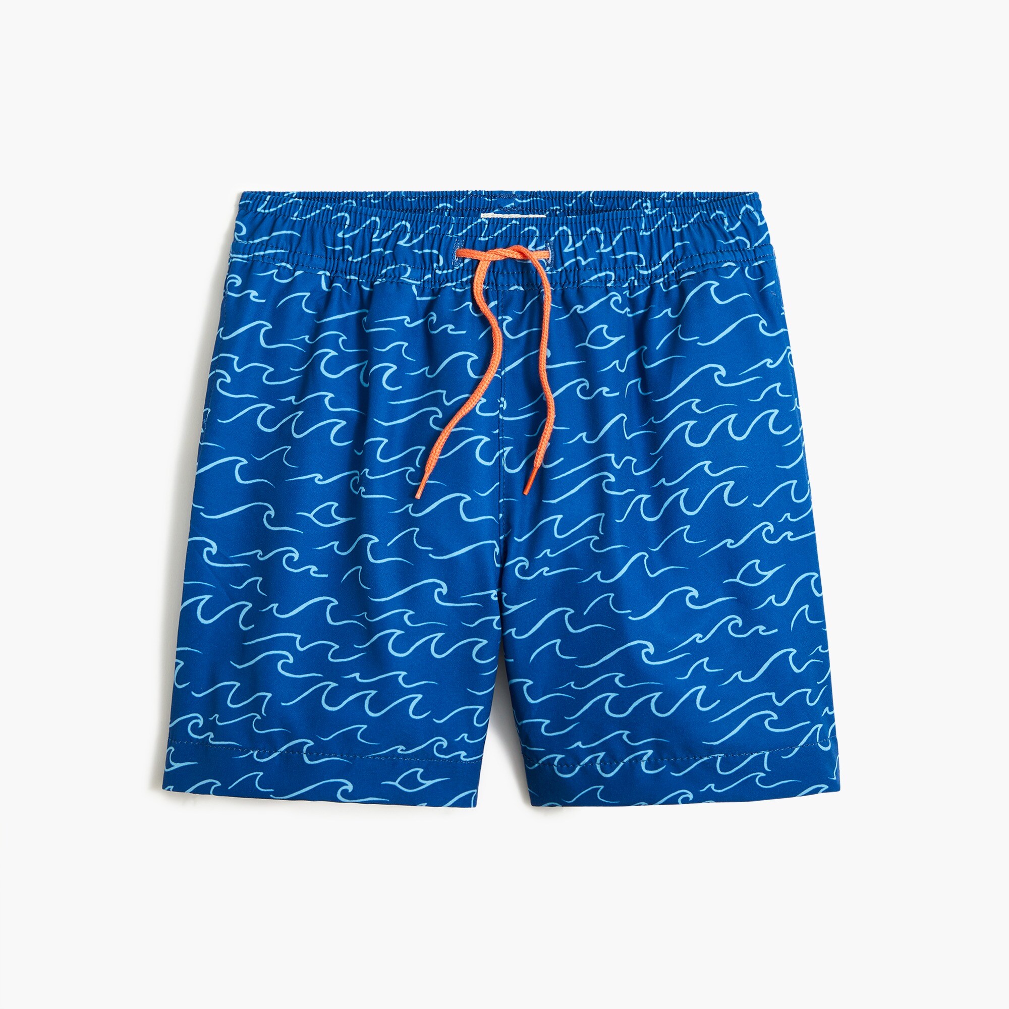 Boys&apos; wave-print swim trunk