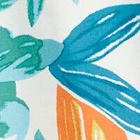 Boys' swim trunk APPLE SORBET WHITE 