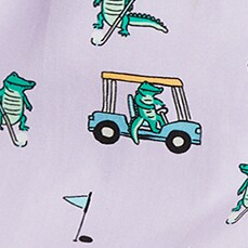 Boys&apos; golfing alligator boxers VINTAGE LILAC EMERALD I factory: boys&apos; golfing alligator boxers for boys
