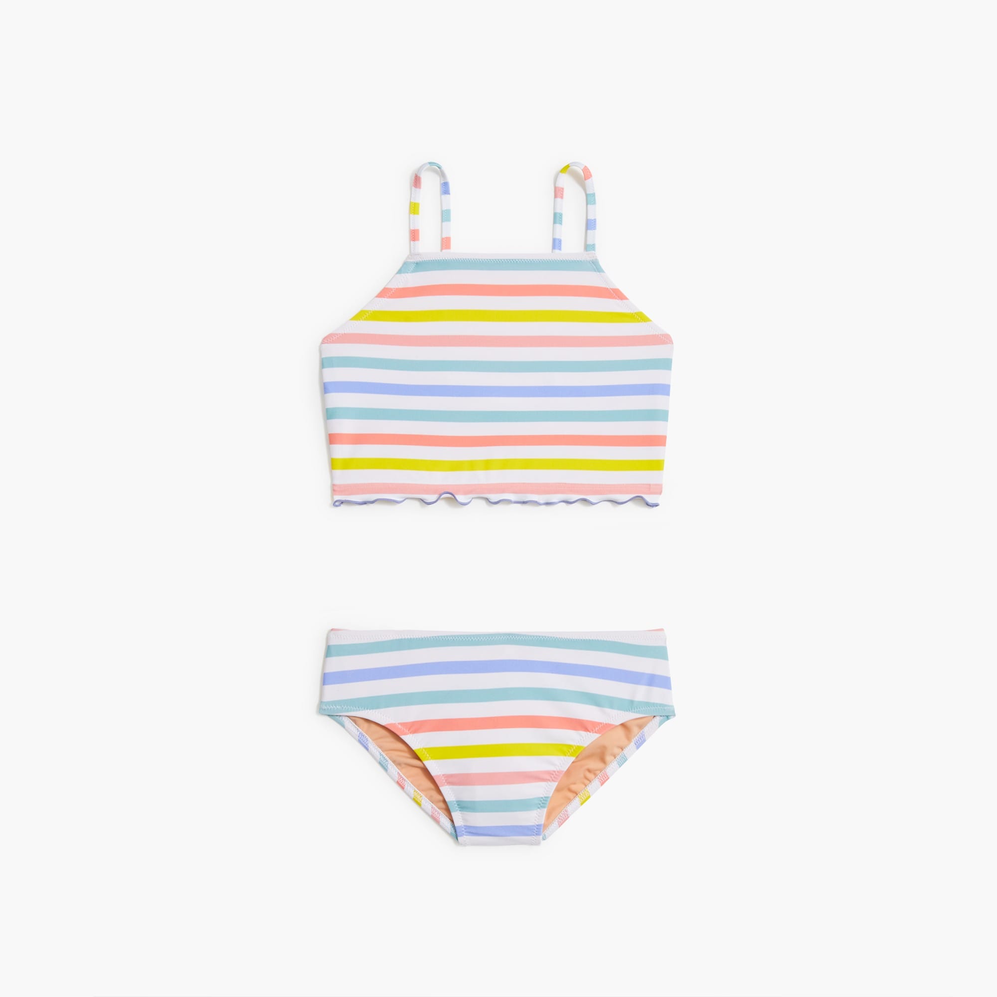 girls' striped tankini set for girls