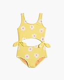 Girls&apos; daisy cutout one-piece swimsuit