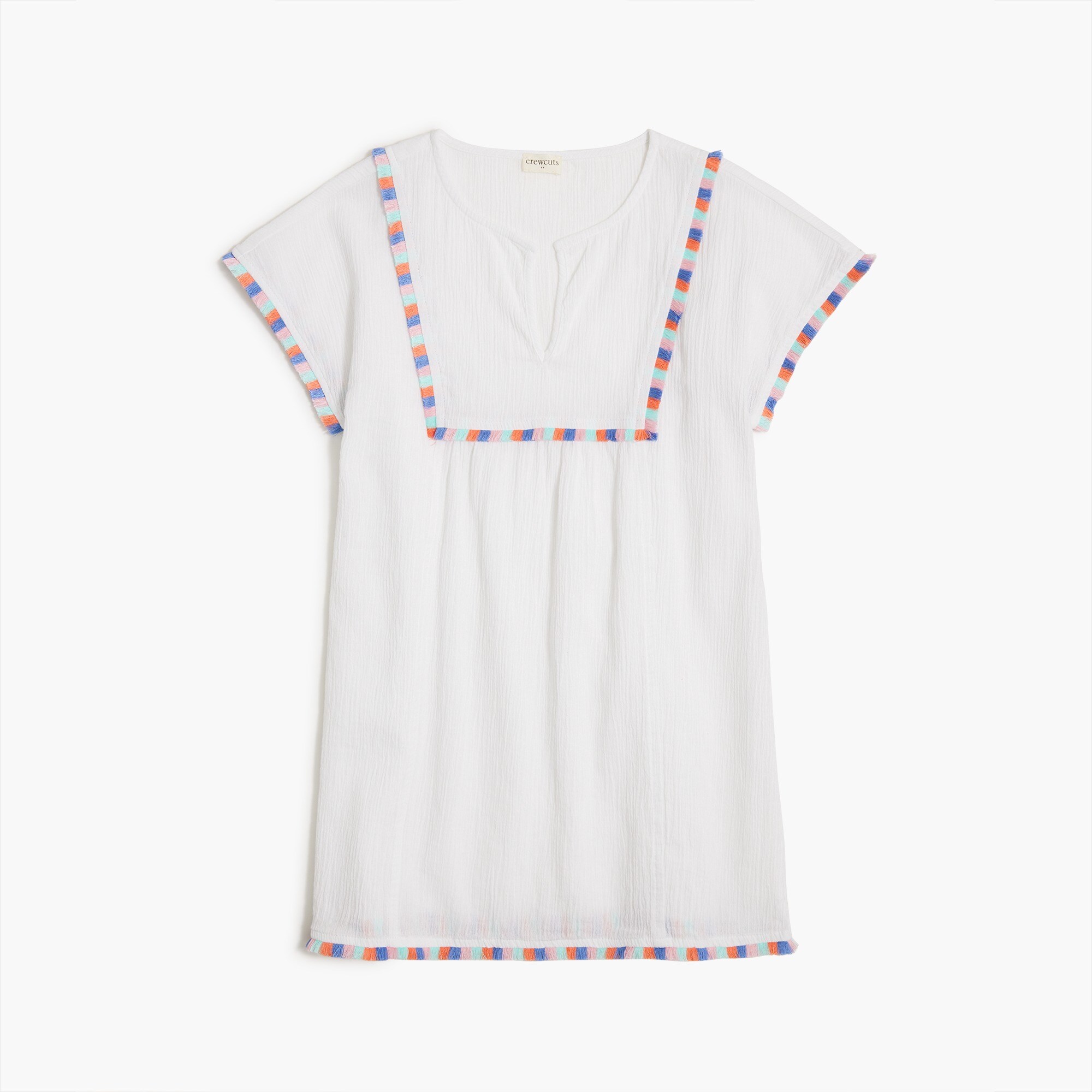 factory: girls&apos; cover-up dress for girls, right side, view zoomed