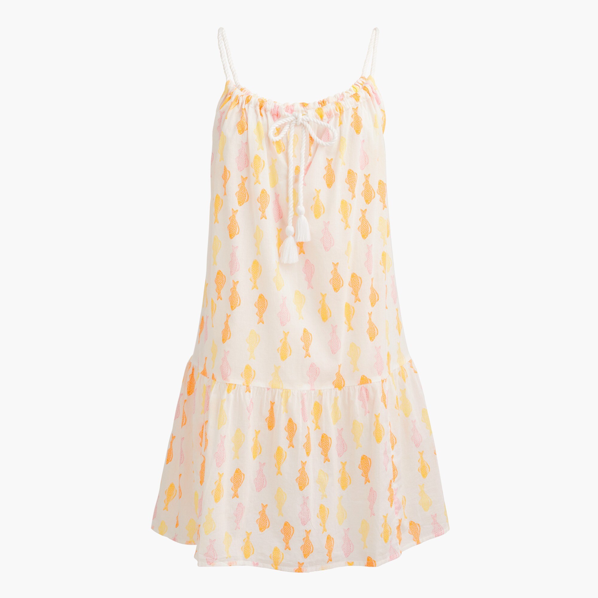 rope tie mini cover-up for women