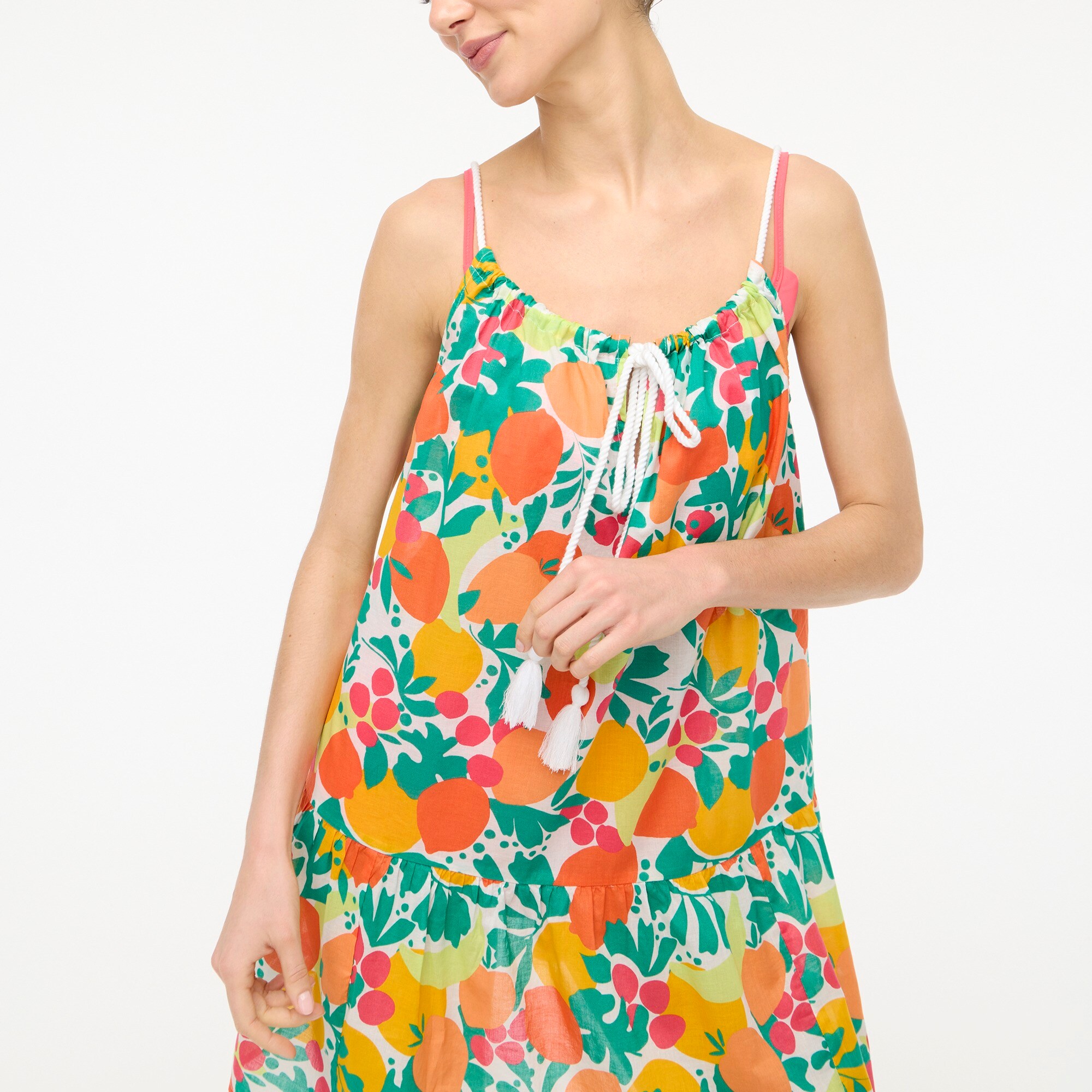 womens Rope tie mini cover-up