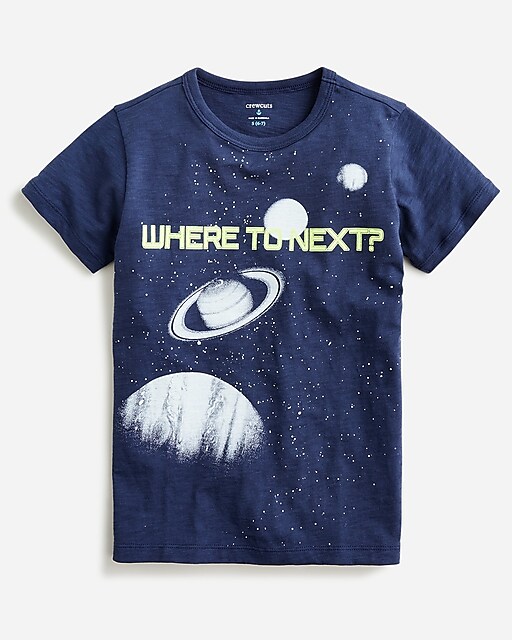  Kids&apos; outer space graphic T-shirt