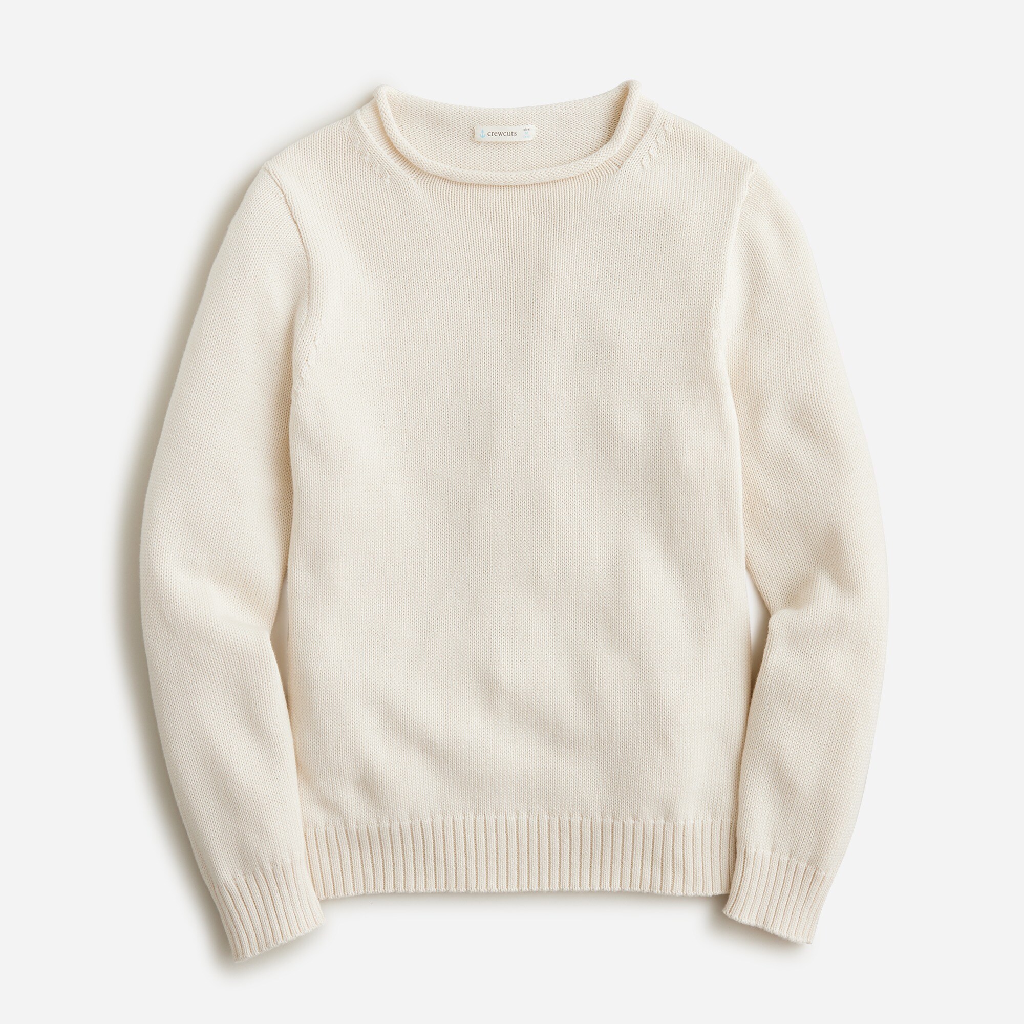 Kids' heritage cotton Rollneck™ sweater