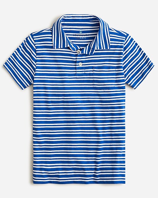boys Boys&apos; short-sleeve polo shirt in stripe