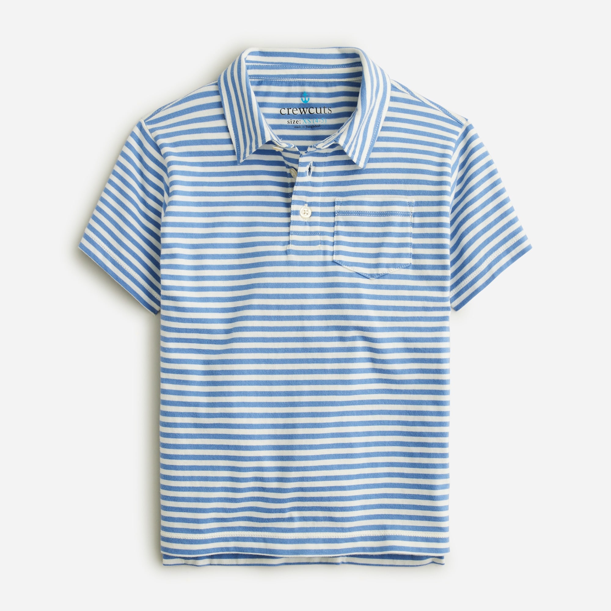  Kids' short-sleeve polo shirt in stripe
