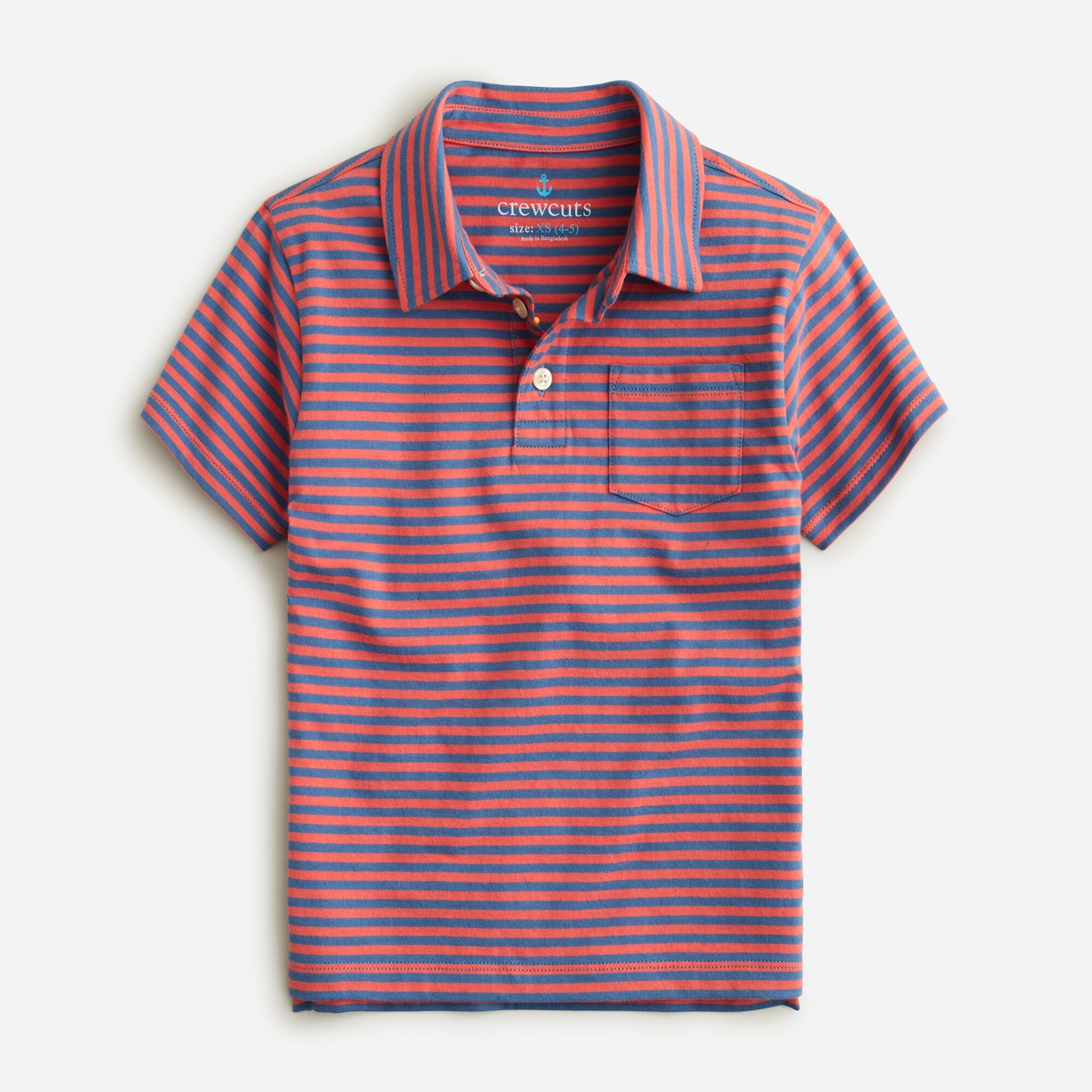  Kids' short-sleeve polo shirt in stripe