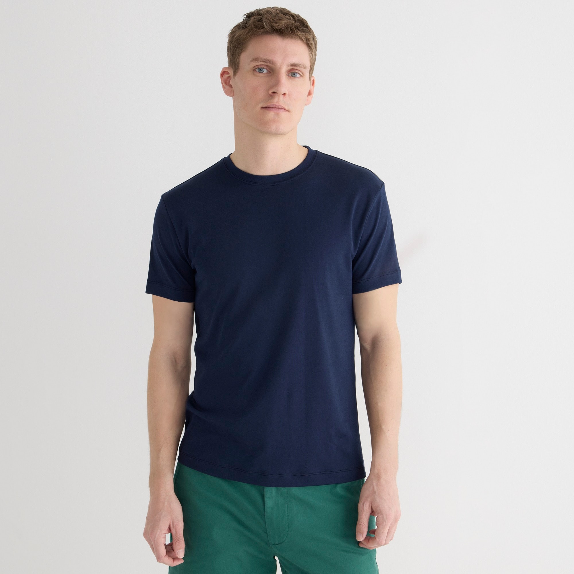 j.crew: performance t-shirt with coolmax&reg; technology for men