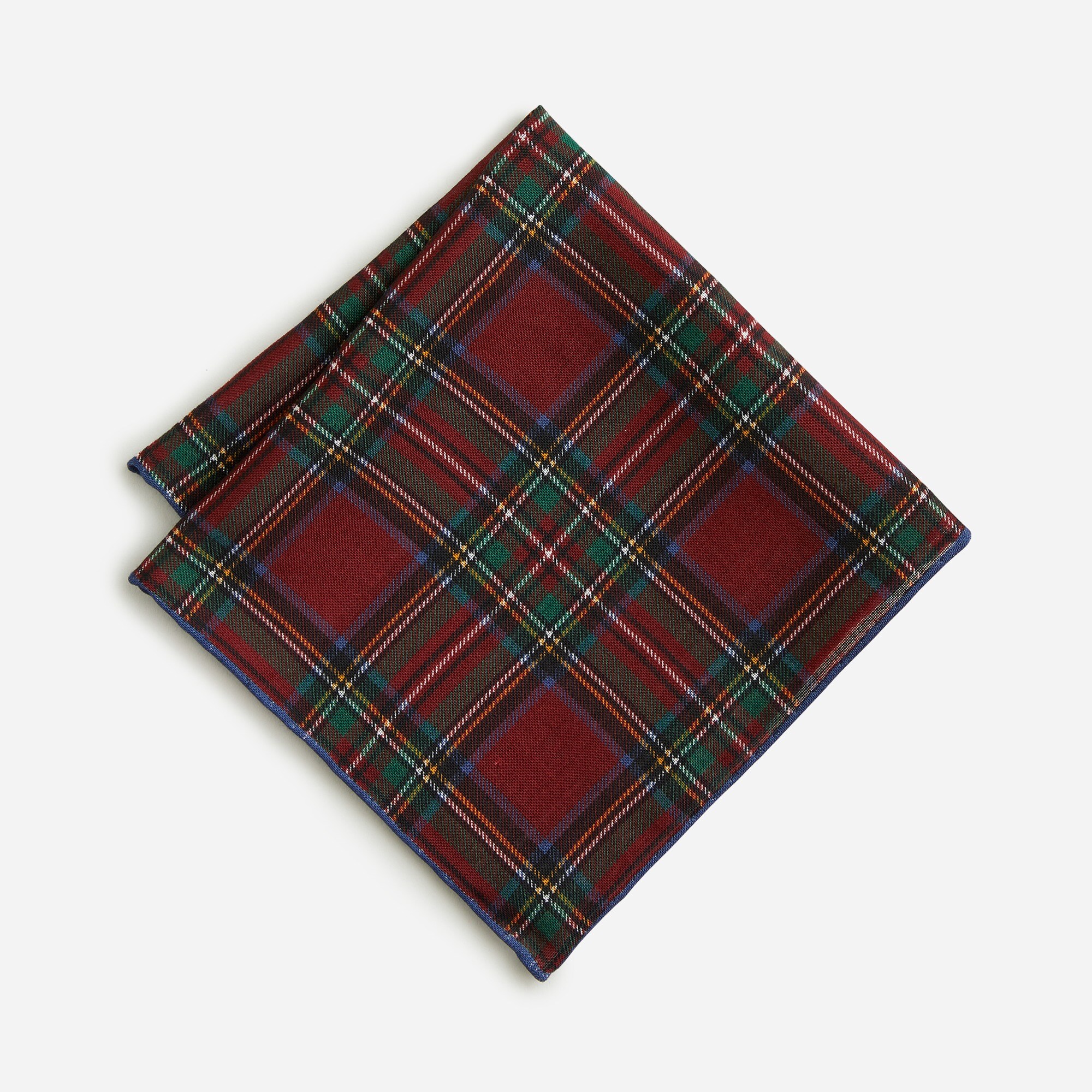 mens English wool-blend pocket square