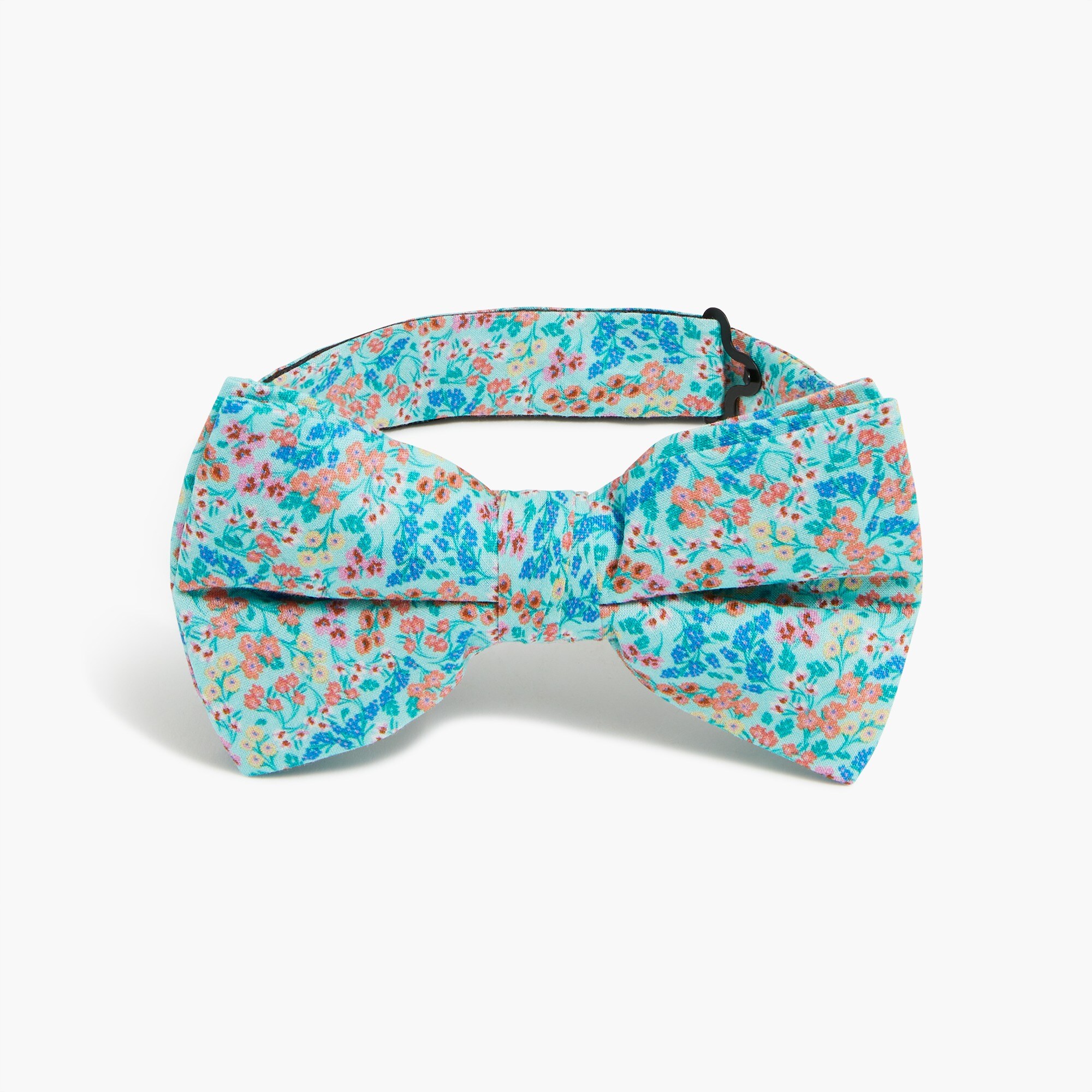 Green floral bow tie