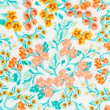 Floral tie WHITE MULTI factory: floral tie for men