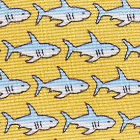 Shark tie YELLOW