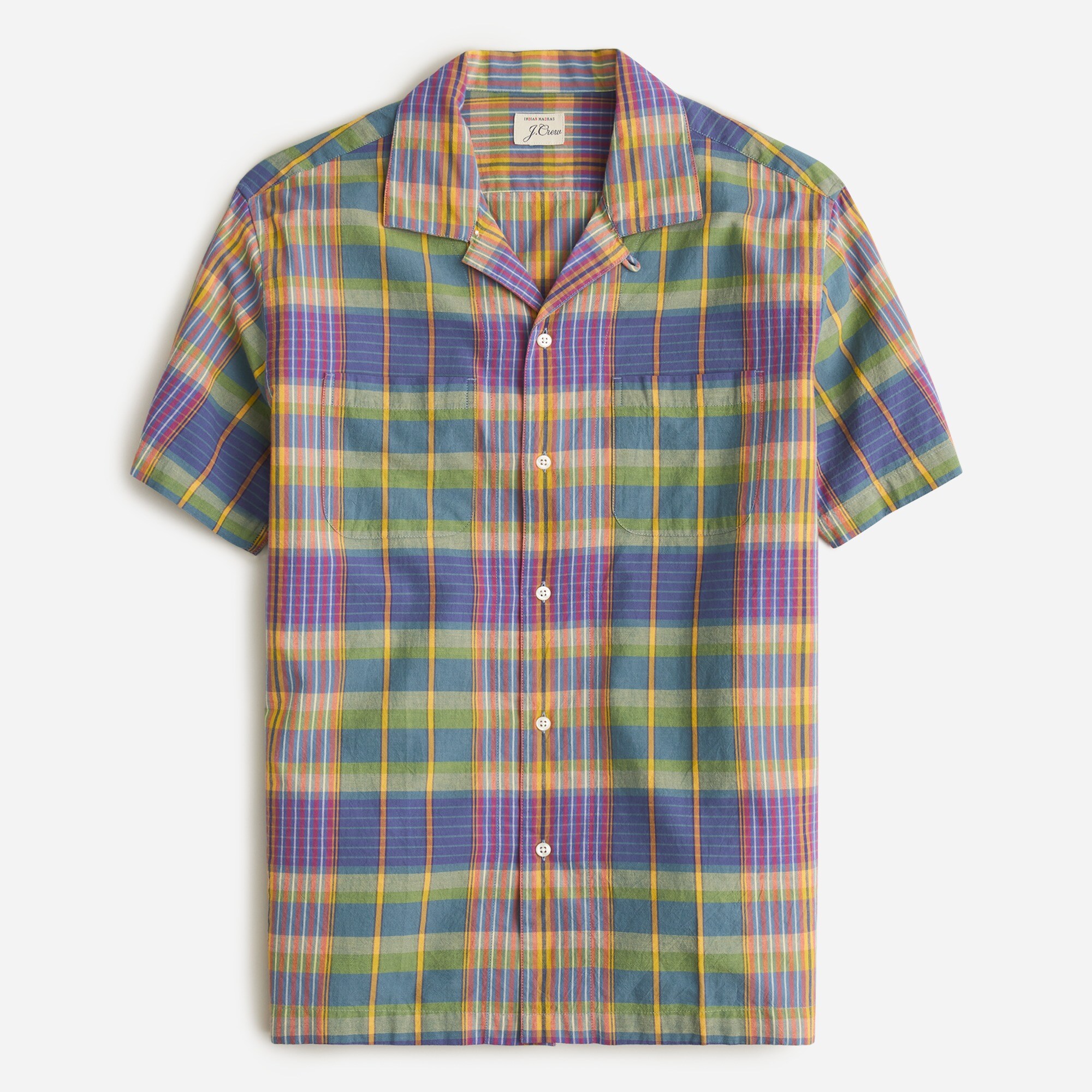 J.Crew Campcollar Shirt In Indian Madras For Men
