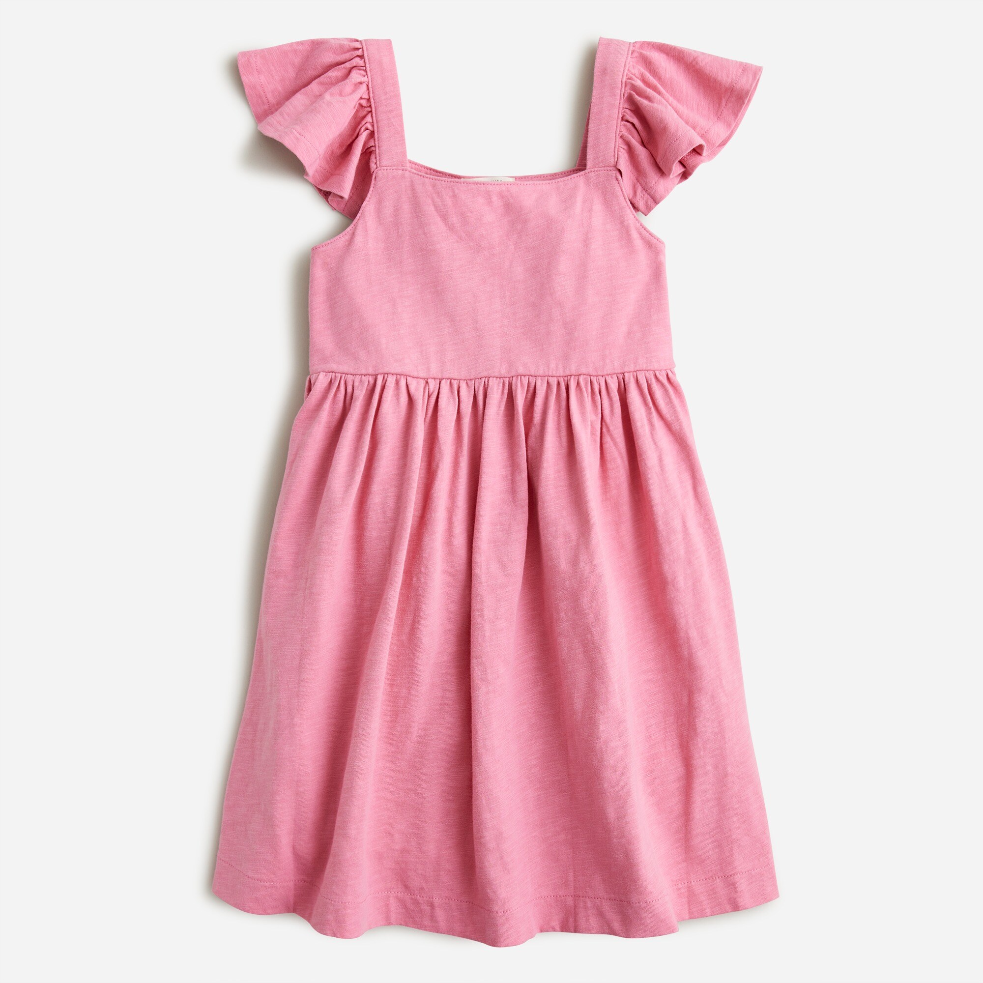  Girls&apos; knit flutter-sleeve dress