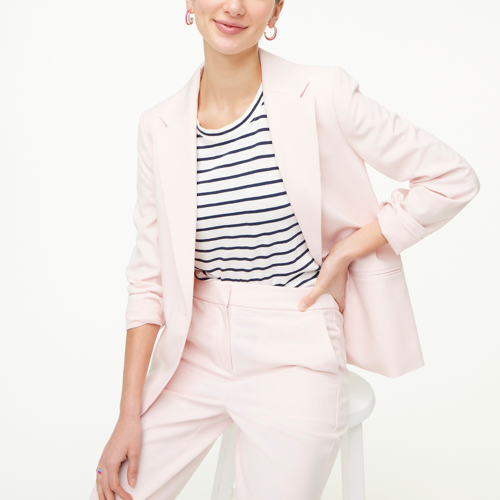 One-button blazer