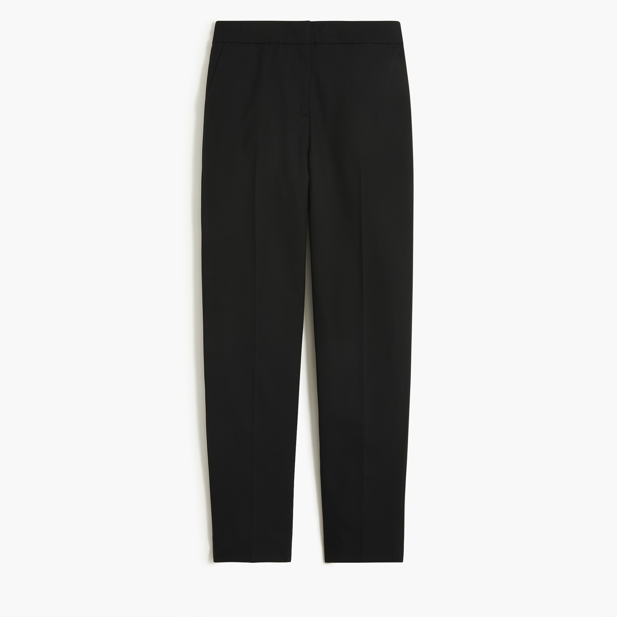 Elastic-back straight pant
