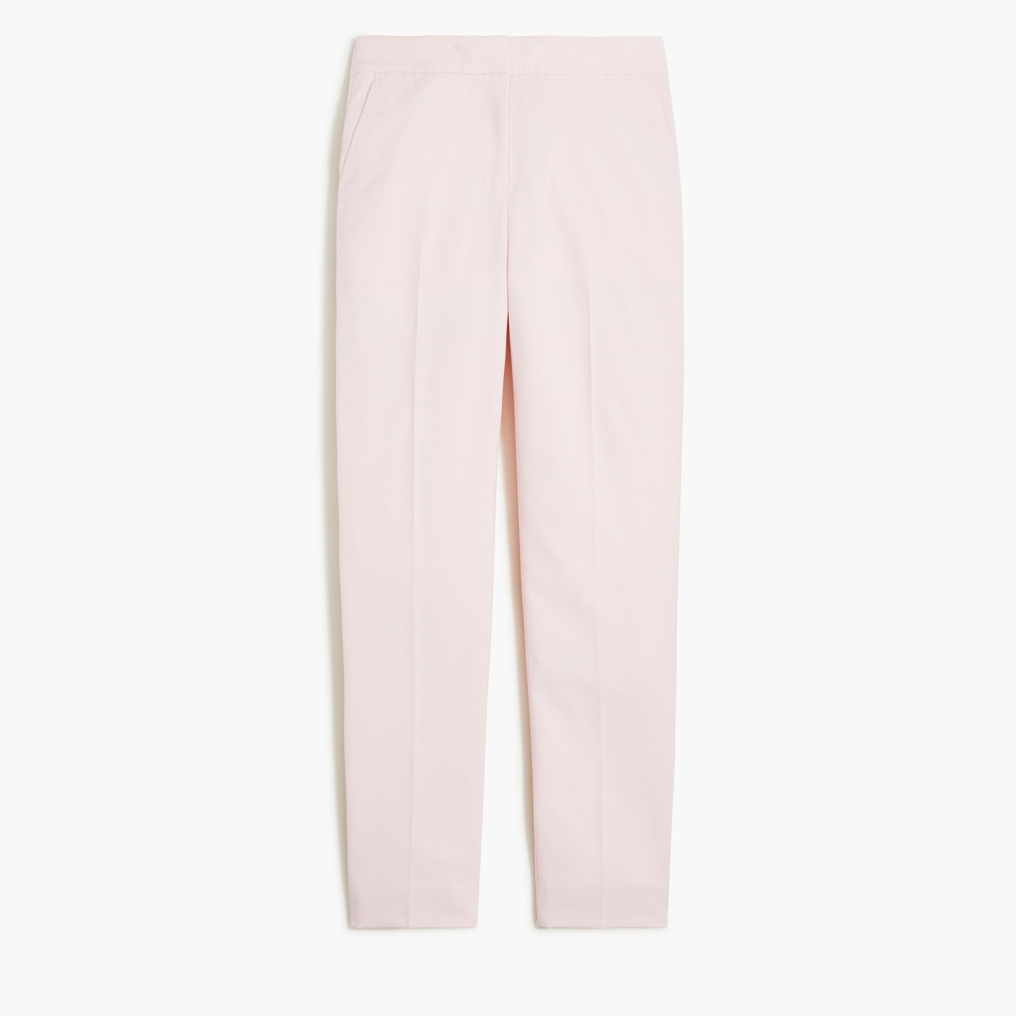 Elastic-back straight pant