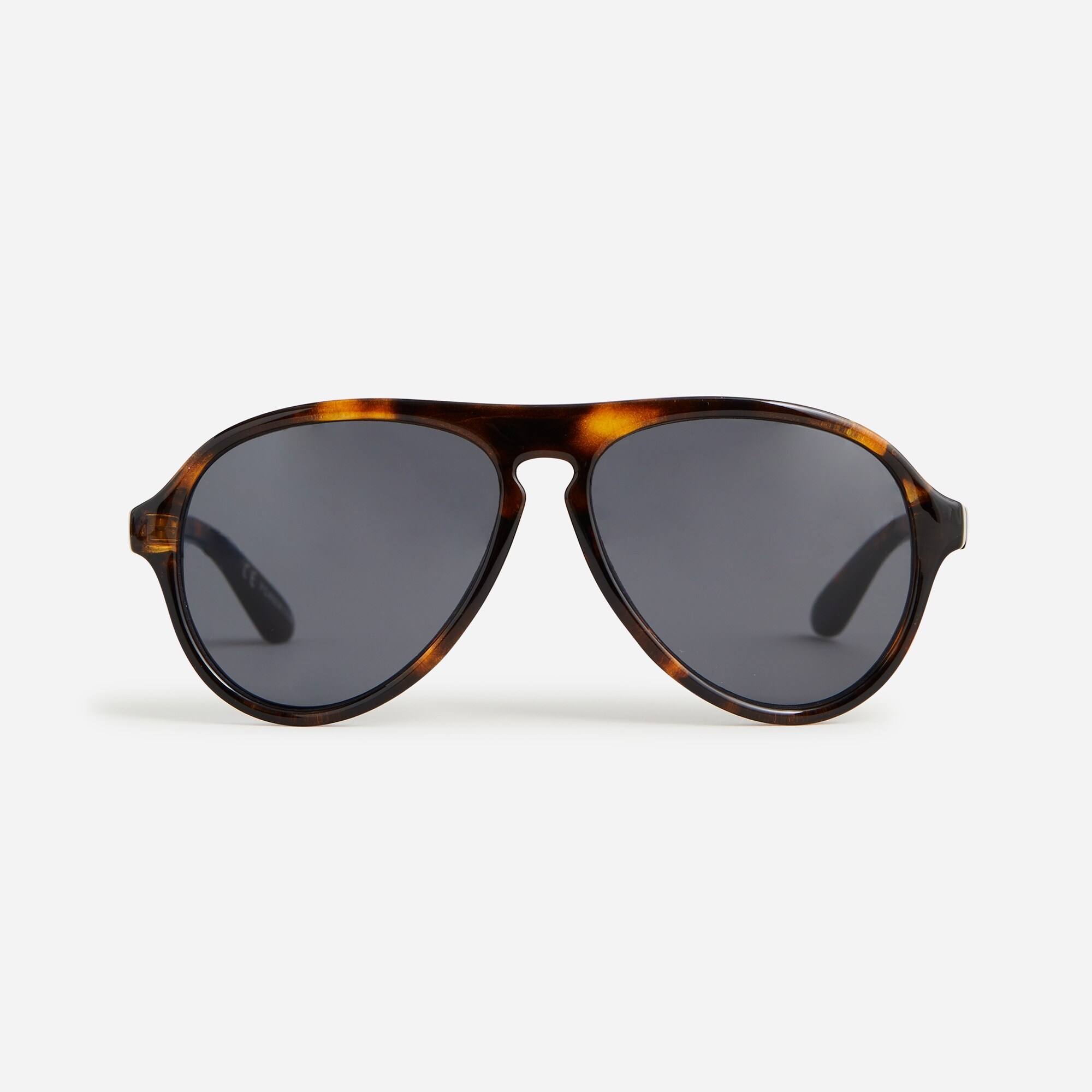 Kids' tortoise shell aviator sunglasses
