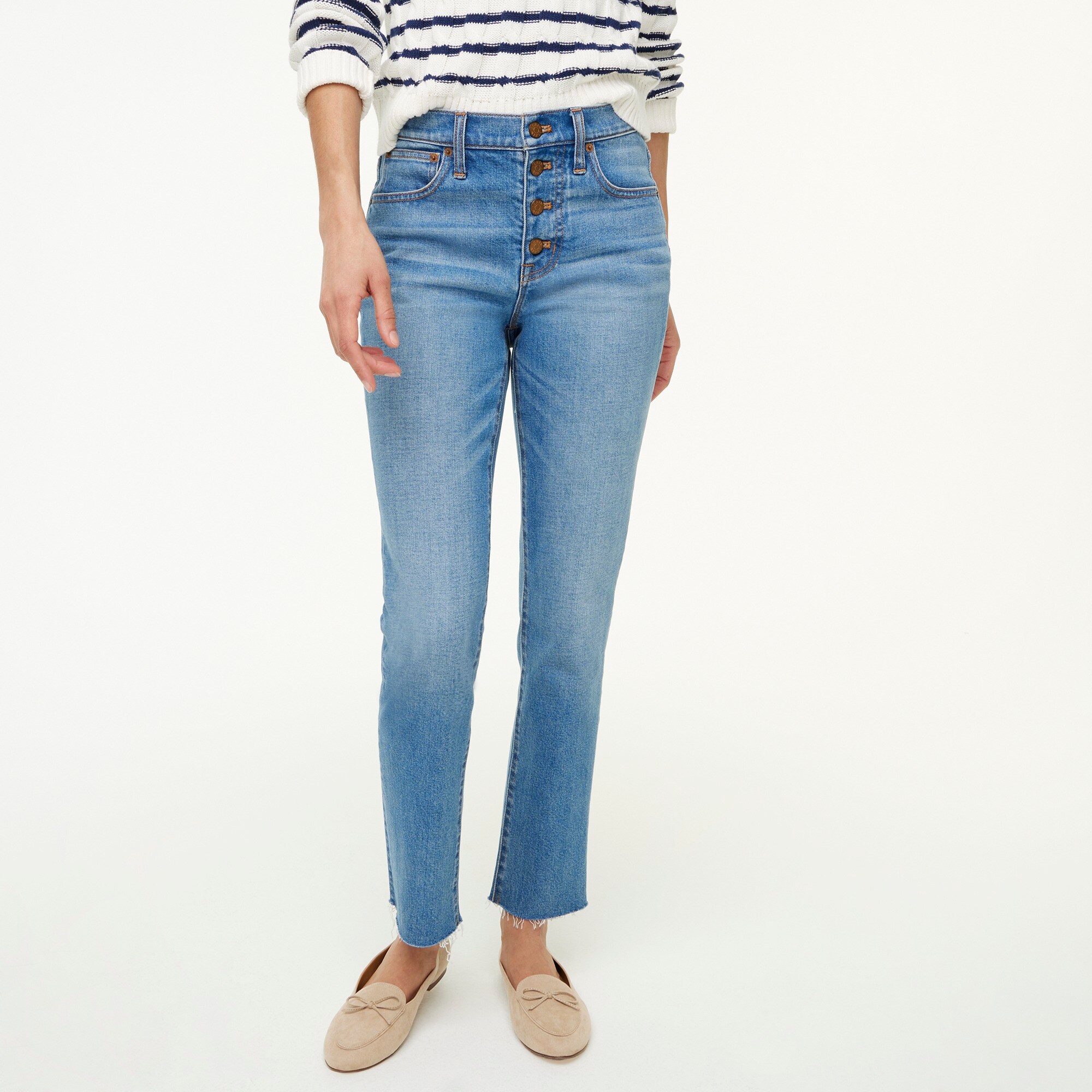 womens Essential straight jean in all-day stretch