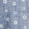 Printed collared mini shirtdress INDIGO WHITE factory: printed collared mini shirtdress for women