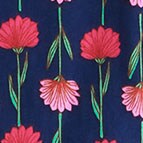 Floral tailored mini dress ANTIQUE NAVY DECORATIVE factory: floral tailored mini dress for women