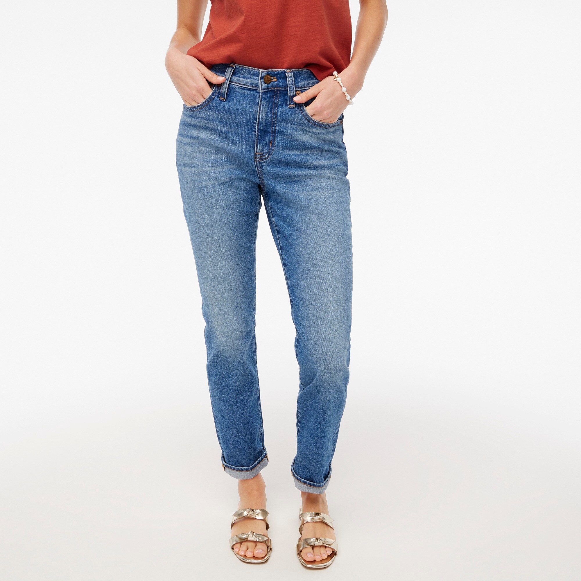 womens Essential straight jean in all-day stretch
