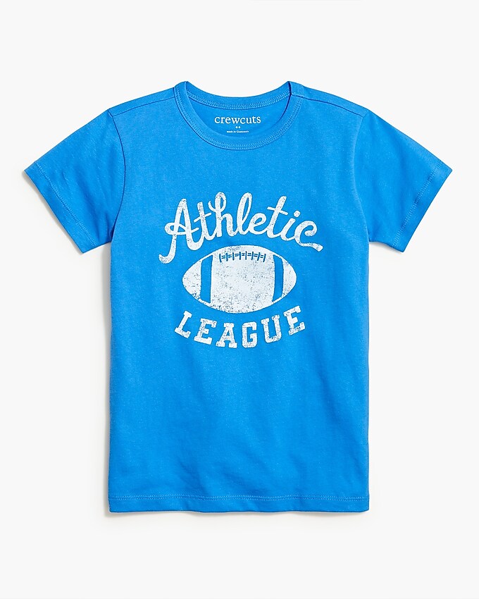 factory: boys&apos; &quot;athletic league&quot; graphic tee for boys, right side, view zoomed