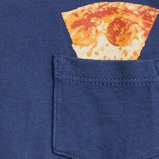 Boys&apos; pizza graphic pocket tee FADED PILOT factory: boys&apos; pizza graphic pocket tee for boys