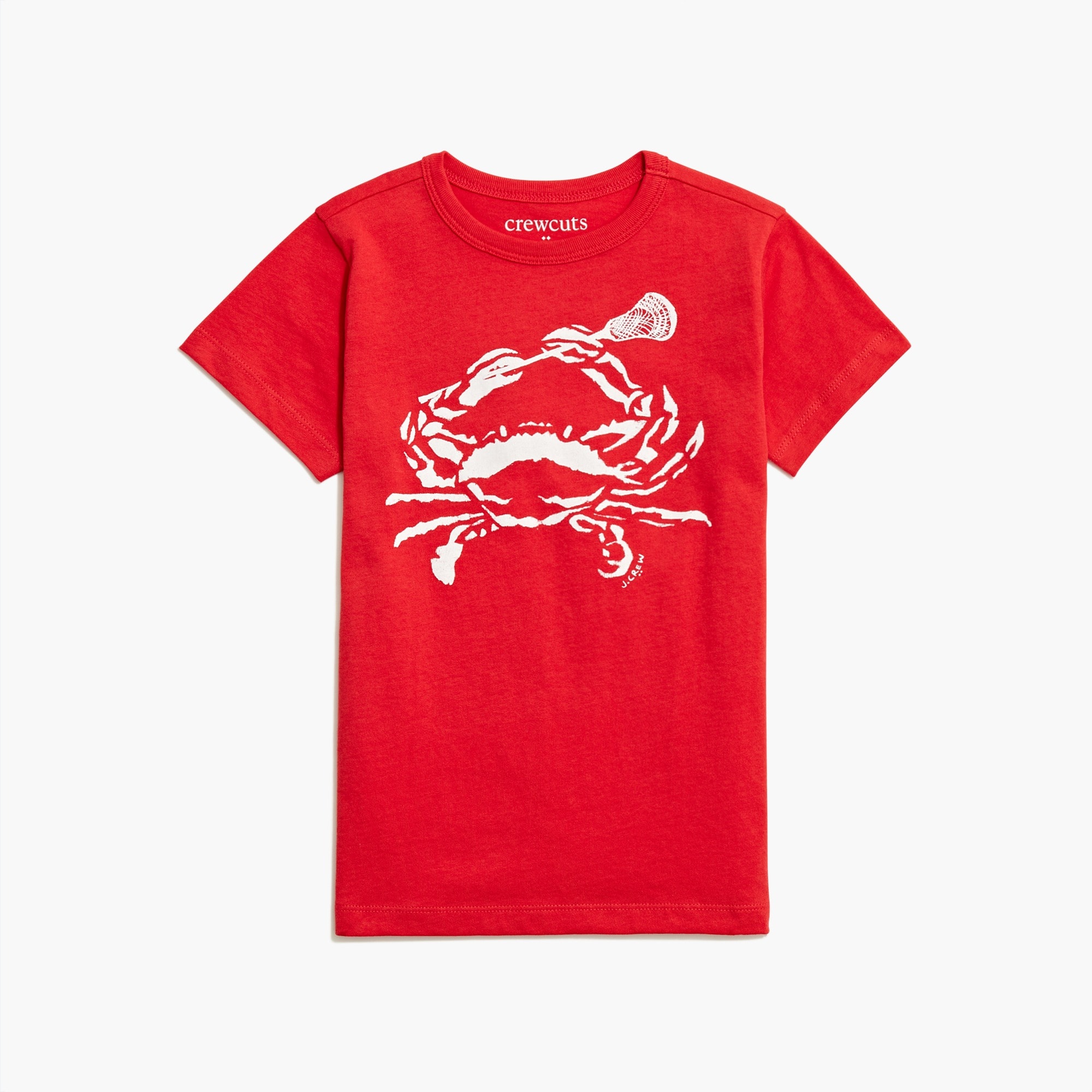 Factory Boys' Crab With Lacrosse Stick Graphic Tee For Boys